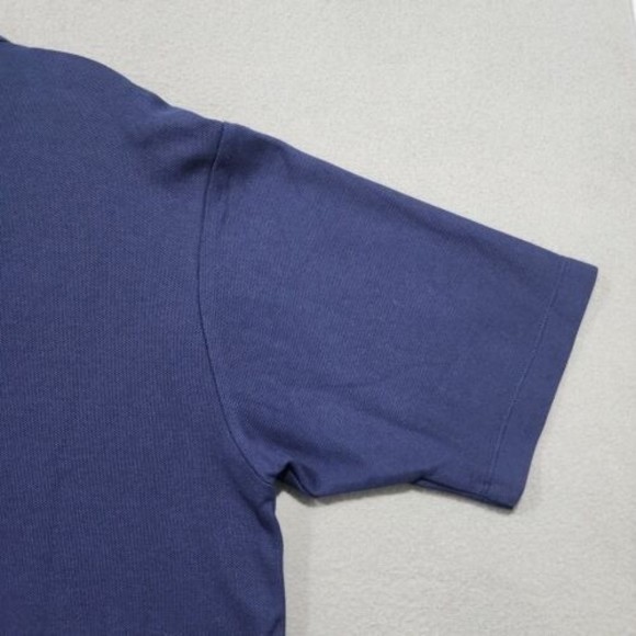 Tommy Bahama Polo Shirt Mens Large Blue 82% Pima Cotton Solid - Picture 10 of 14